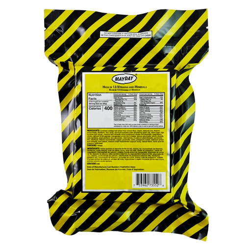 Mayday 10-Year Vegan 2400 Calorie Food Bar – Lemon Flavor (Case of 24)