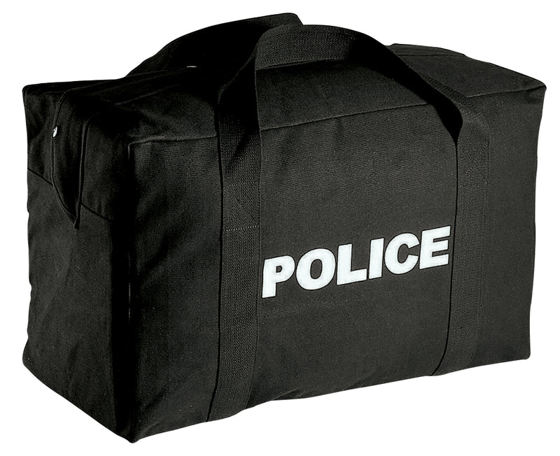 Rothco Canvas Large Police Logo Gear Bag | Heavyweight Duty Bag