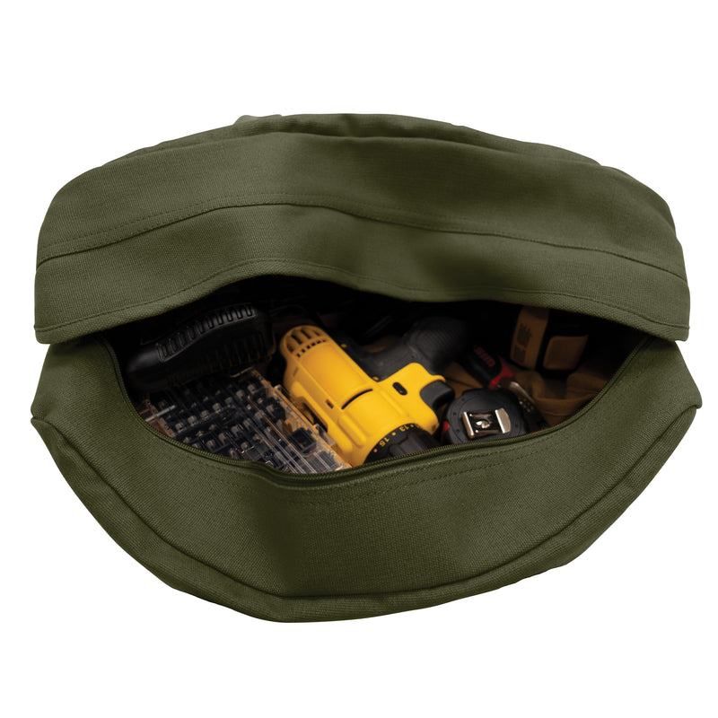 Rothco Canvas Tanker Tool Bag – Heavy-Duty 19" Gear Carrier