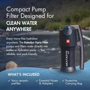 Katadyn Vario Microfilter – Dual Technology Water Filter