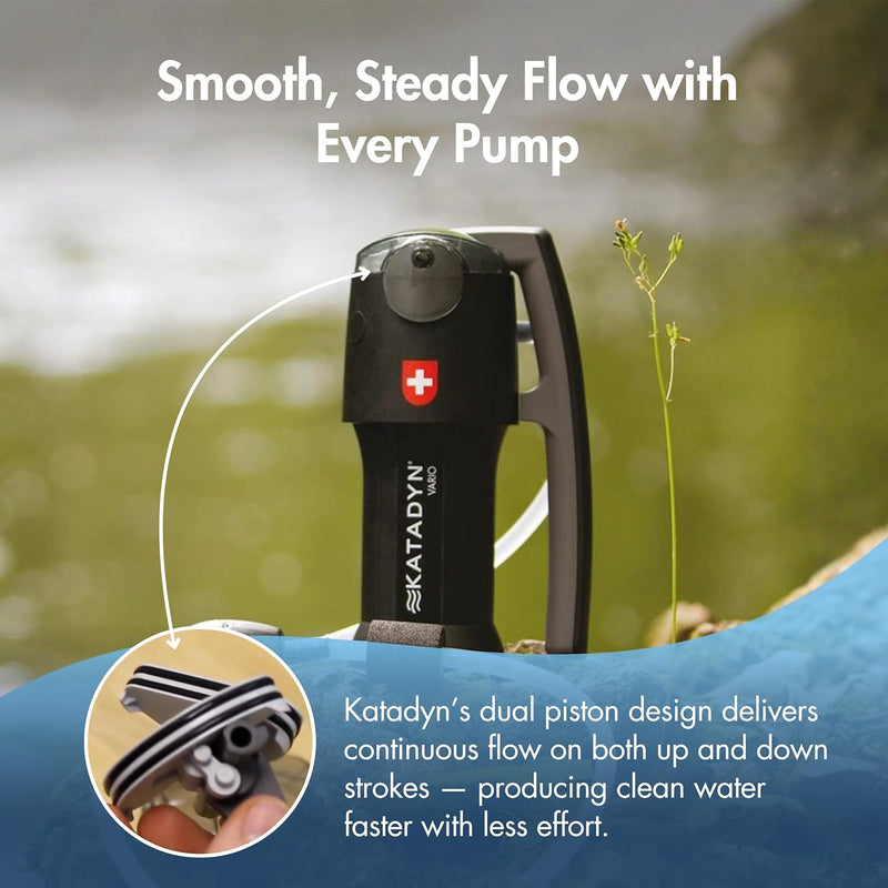 Katadyn Vario Microfilter – Dual Technology Water Filter