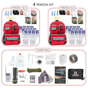 Emergency Zone Family Prep 72-hour survival kit, 4-person