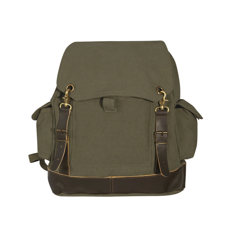 Rothco Vintage Expedition Rucksack, Olive Drab