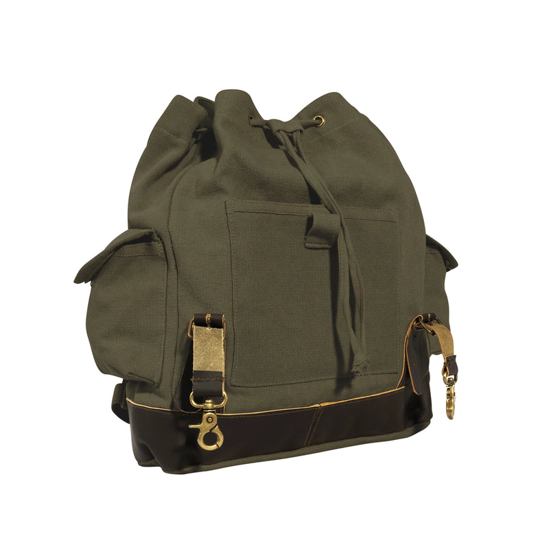 Rothco Vintage Expedition Rucksack, Olive Drab