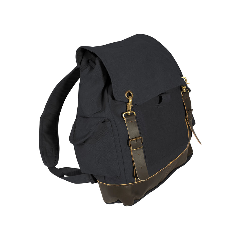 Rothco Vintage Expedition Rucksack, Black