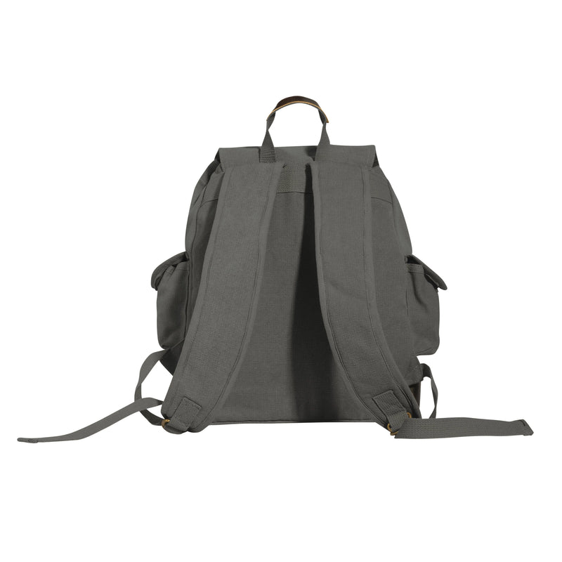 Rothco Vintage Expedition Rucksack, Charcoal Grey