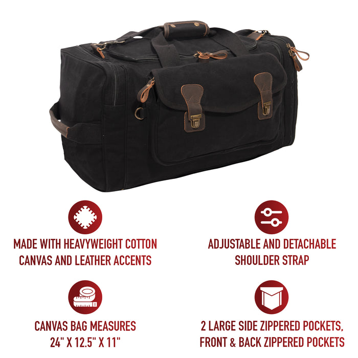 Rothco Canvas Extended Stay Travel Duffle Bag