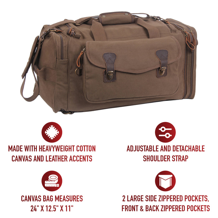 Rothco Canvas Extended Stay Travel Duffle Bag