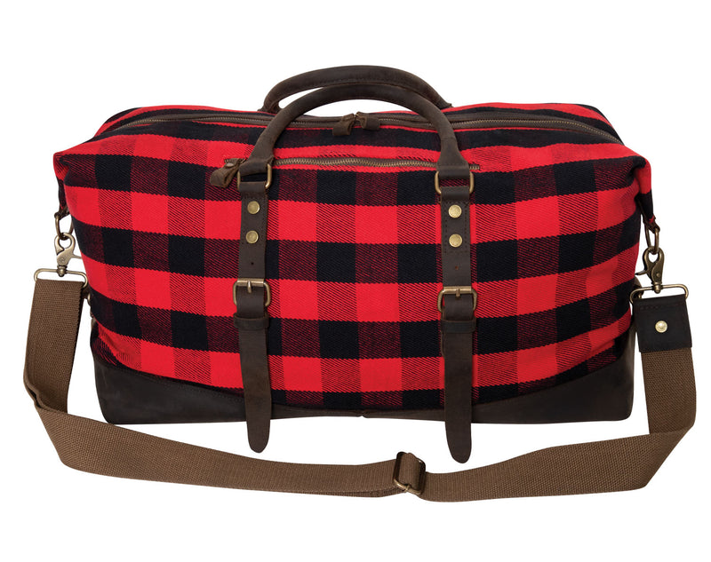 Rothco Extended Weekender Bag | Vintage Canvas & Leather Duffle