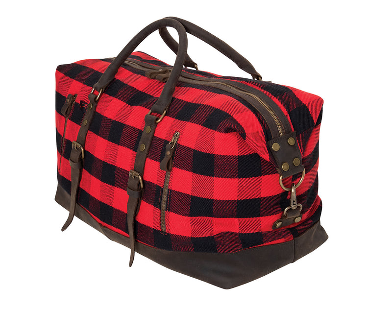 Rothco Extended Weekender Bag | Vintage Canvas & Leather Duffle