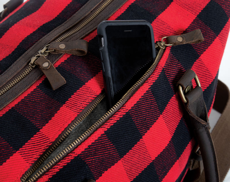 Rothco Extended Weekender Bag | Vintage Canvas & Leather Duffle