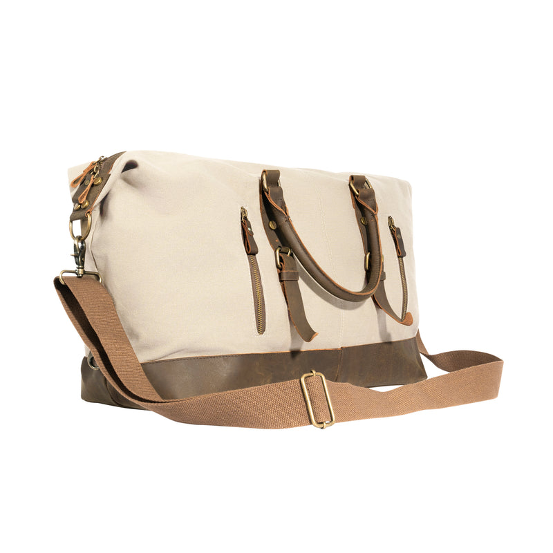 Rothco Extended Weekender Bag | Vintage Canvas & Leather Duffle