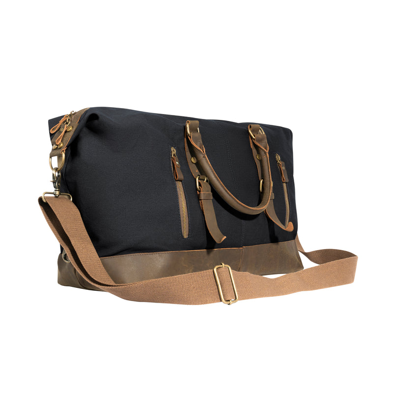 Rothco Extended Weekender Bag | Vintage Canvas & Leather Duffle