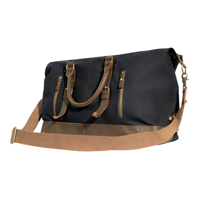 Rothco Extended Weekender Bag | Vintage Canvas & Leather Duffle