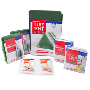 Emergency 2-Person Deluxe Weather Add-on Kit – Shelter & Thermal Protection Set