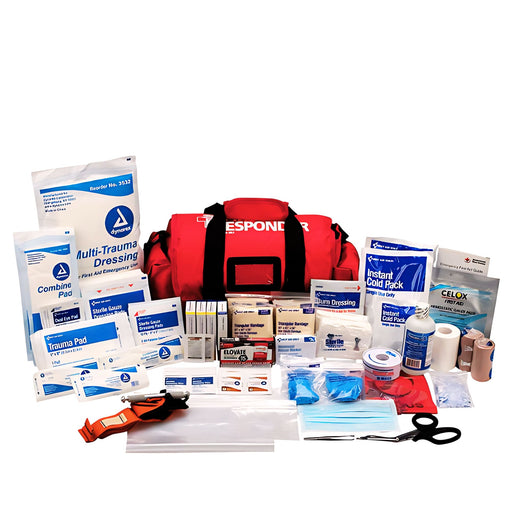 First Aid Only Deluxe First Responder Kit | 172-Piece Stocked Bag