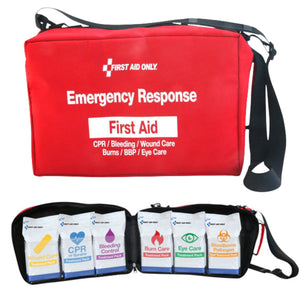 First Aid Only Emergency Response Bag | Modular Treatment Packs