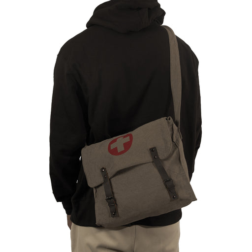 Rothco Vintage Medic Canvas Bag with Cross | Shoulder Bag