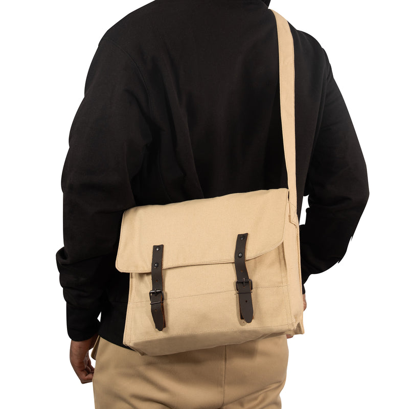 Rothco Vintage Canvas Medic Bag with Leather Accents