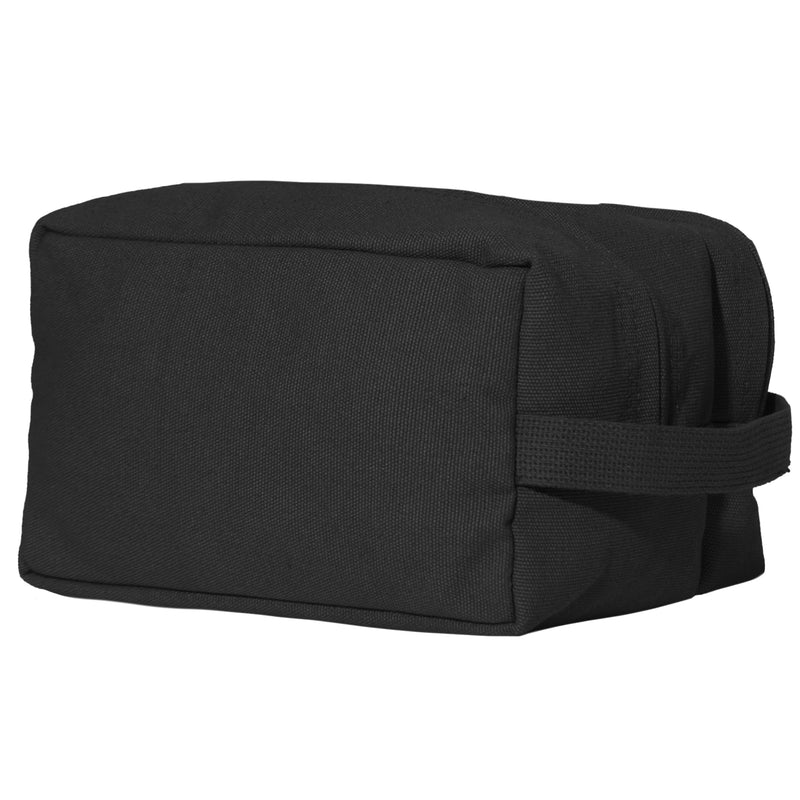 Rothco Canvas Dual Compartment Travel Kit, Black