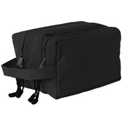 Rothco Canvas Dual Compartment Travel Kit, Black