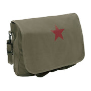 Rothco Vintage Canvas Shoulder Bag with Red Star | Messenger