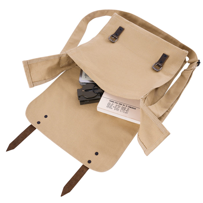 Rothco Canvas Classic Bag with Medic Star – Vintage Stonewashed Messenger Bag