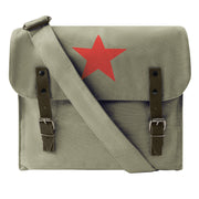 Rothco Canvas Classic Bag with Medic Star – Vintage Stonewashed Messenger Bag