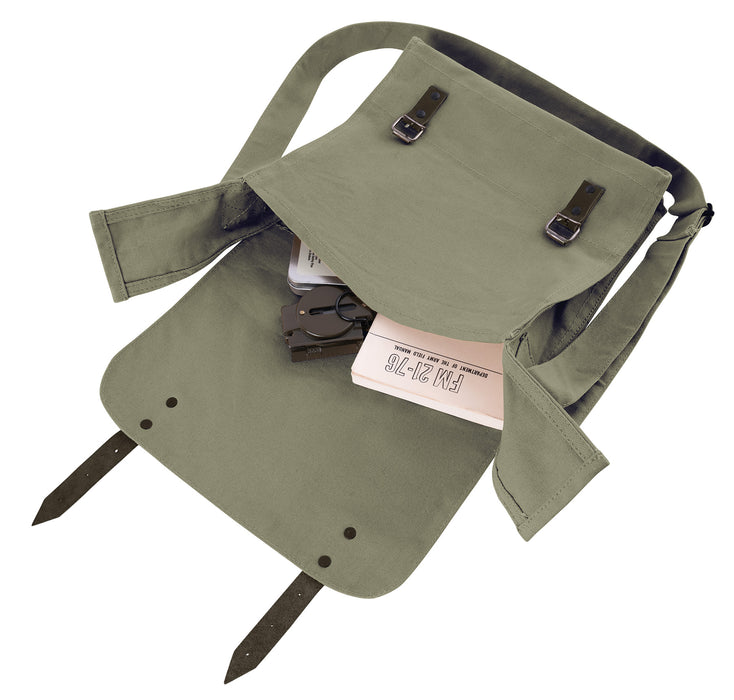 Rothco Canvas Classic Bag with Medic Star – Vintage Stonewashed Messenger Bag