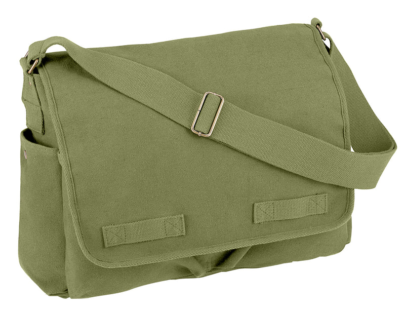Rothco Classic Canvas Messenger Bag | Heavy-Duty Shoulder Bag