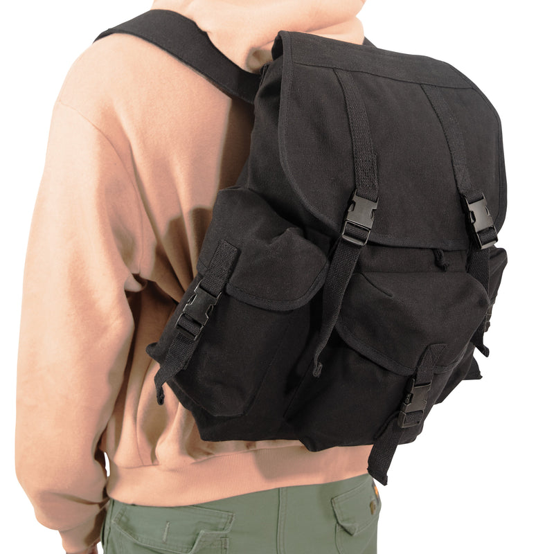 Rothco Canvas Outfitter Backpack | Heavy-Duty Classic Rucksack