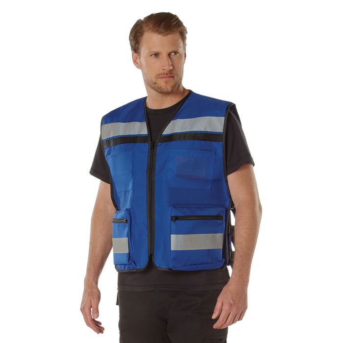 Rothco EMS Rescue Vest – High-Visibility Reflective Safety Vest for Emergency Responders