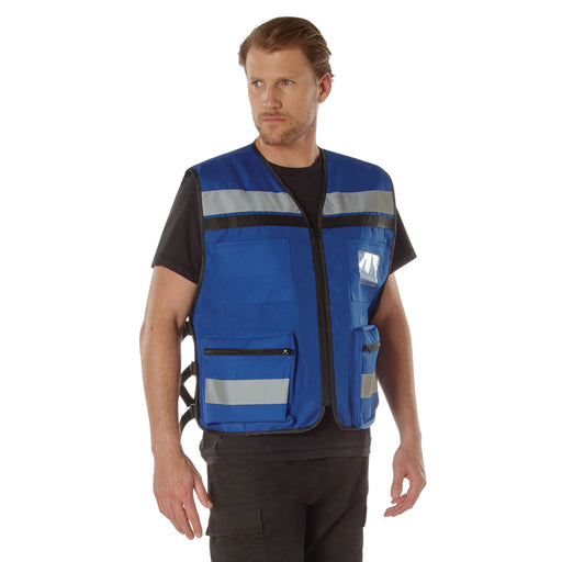 Rothco EMS Rescue Vest – High-Visibility Reflective Safety Vest for Emergency Responders