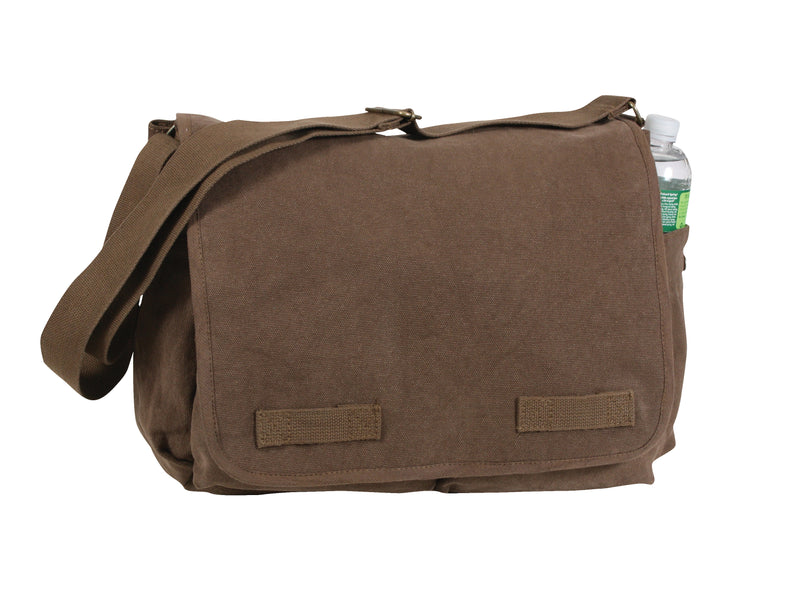 Rothco Classic Canvas Messenger Bag | Heavy-Duty Shoulder Bag