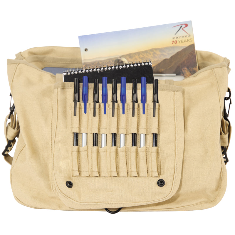 Rothco Vintage Canvas Paratrooper Bag | Messenger Bag