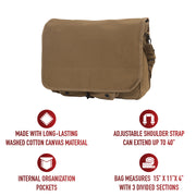 Rothco Vintage Canvas Paratrooper Bag | Messenger Bag