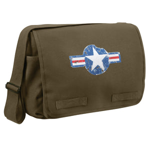 Rothco Air Corps Classic Messenger Bag – Vintage Canvas Shoulder Pack