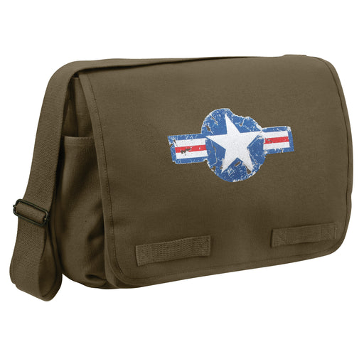 Rothco Air Corps Heavyweight Classic Messenger Bag – Canvas Crossbody 