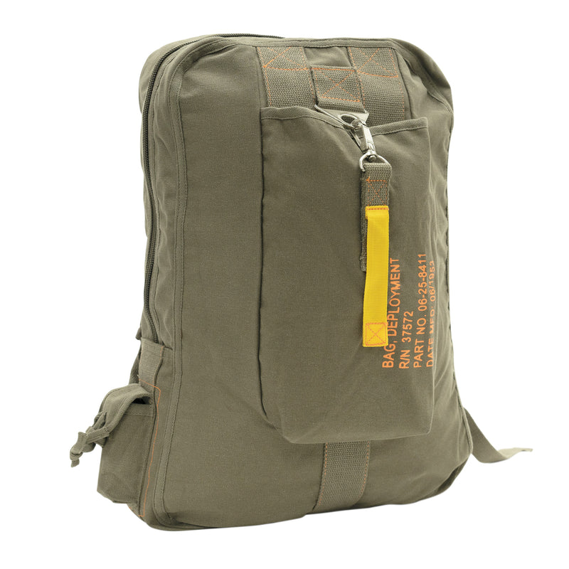 Rothco Vintage Canvas Flight Bag | Military-Inspired Shoulder Bag