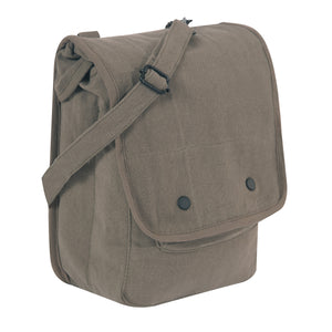 Rothco Vintage Canvas Map Case Shoulder Bag – Stonewashed Field Satchel