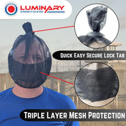 Luminary Transport Spit Hood – (5-Pack) Triple-Layer Mesh Restraint