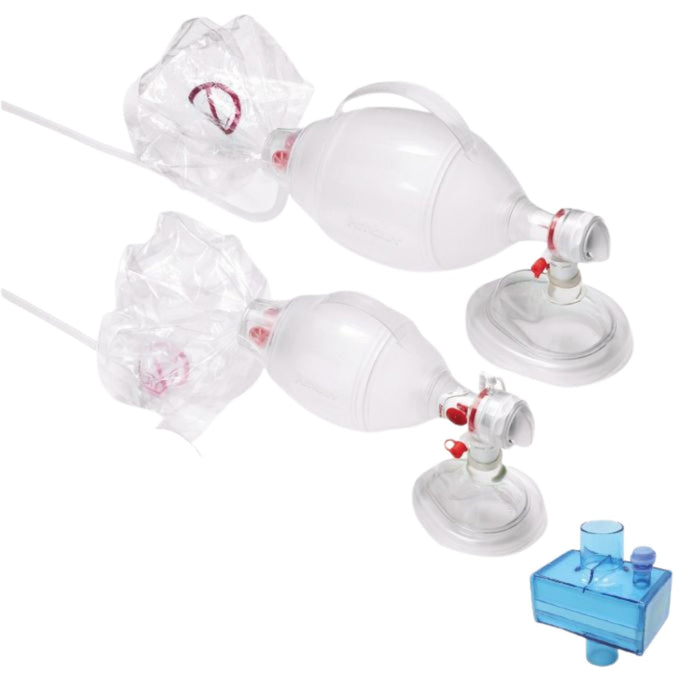 Embu Mask Ambu BVM Bag Valve Mask with HEPA Filter - Adult, Pediatric BVM — Luminary