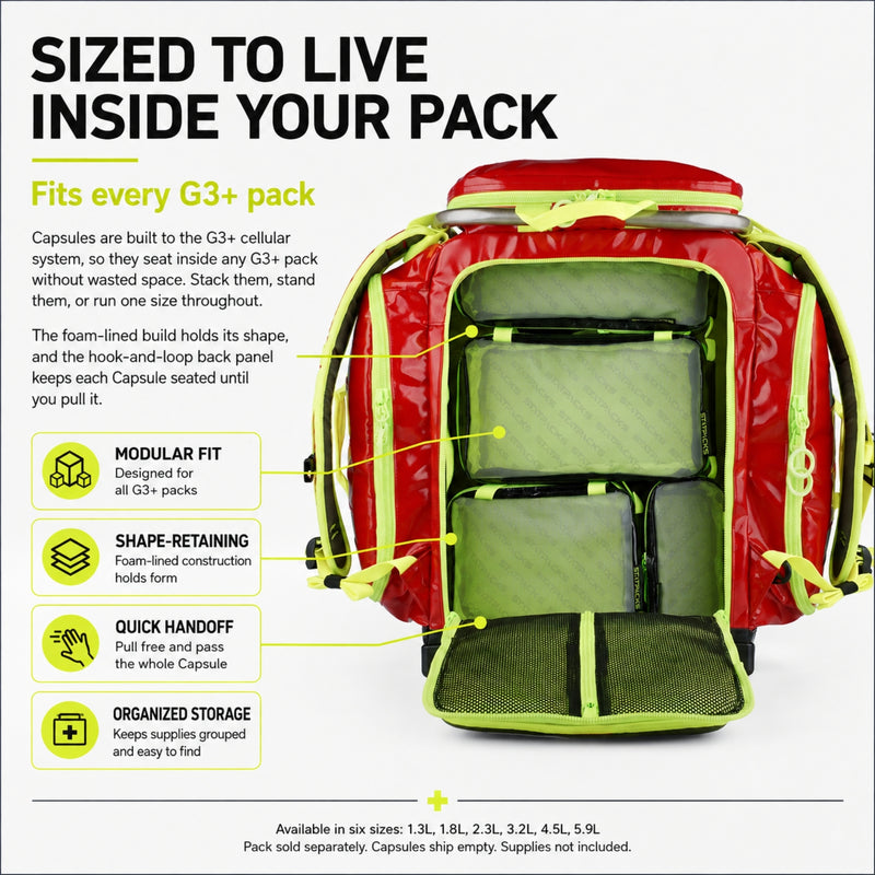 STATPACKS G3+ Capsule – Modular EMS Supply Organizer 