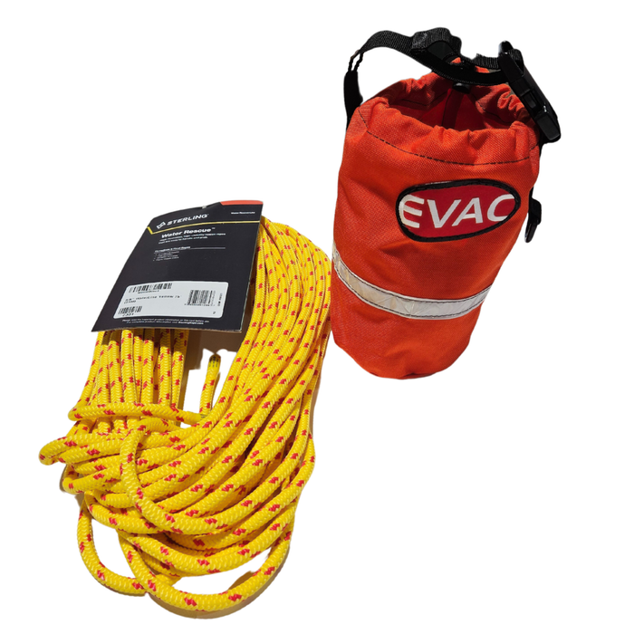 EVAC Systems Basic Rescue Throw Bag with Rope Kit Medium