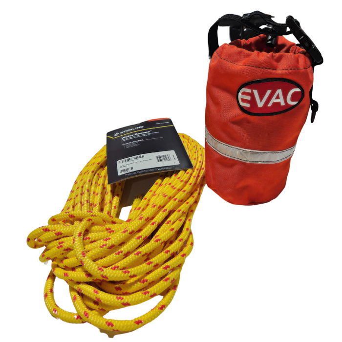 EVAC Systems Basic Rescue Throw Bag with Rope Kit Small