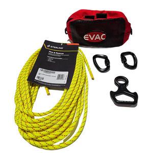 EVAC Systems Personal Escape Kit – Model A (50' 8mm Rope)