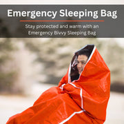 HeatStore Reflective Survival Sleeping Bag – Heavy-Duty Thermal Bivvy