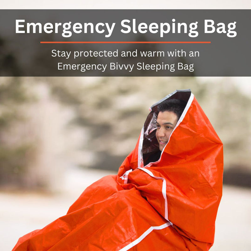 HeatStore Reflective Survival Sleeping Bag – Heavy-Duty Thermal Bivvy