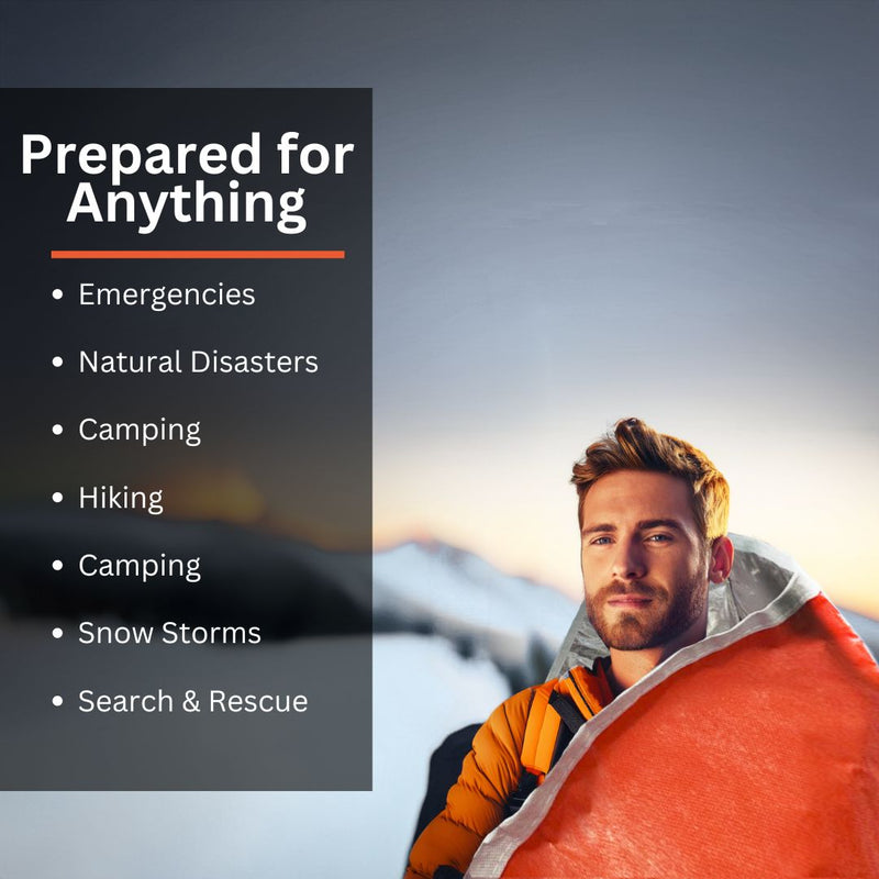 HeatStore Reflective Survival Sleeping Bag – Heavy-Duty Thermal Bivvy