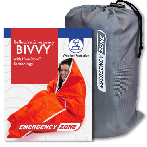 HeatStore Reflective Survival Sleeping Bag – Heavy-Duty Thermal Bivvy